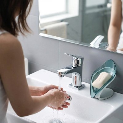 Porte-savon antidérapante empêchant le glissement sur les surfaces 