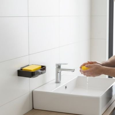 Porte-savon en plastique ABS traité anti-corrosion 