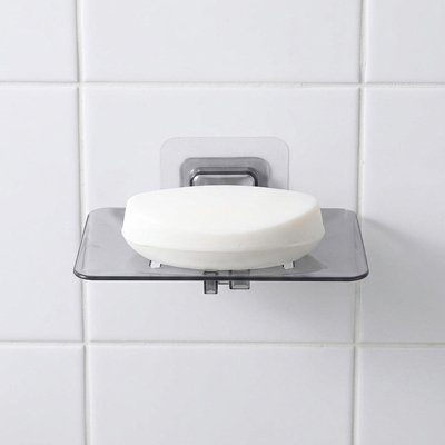 Porte savon mural compatible avec différentes tailles de savons solides 