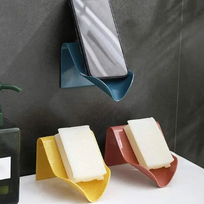 Porte savon mural compatible avec savon éponge ou cellulaire 