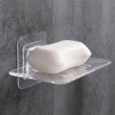 Porte savon mural grille d'écoulement intégrée empêchant l'eau de stagner 