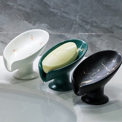 Porte-savon offert en noir vert ou blanc 