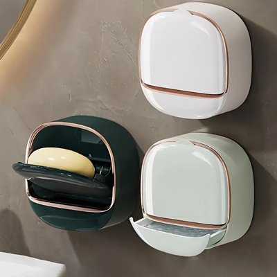 Porte savon pour douche avec le corps en plastique ABS brillant