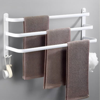 porte serviette a installation facile permettant un gain d'espace optimal