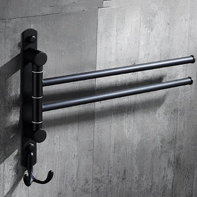 porte serviette a Installation solide au mur avec visserie