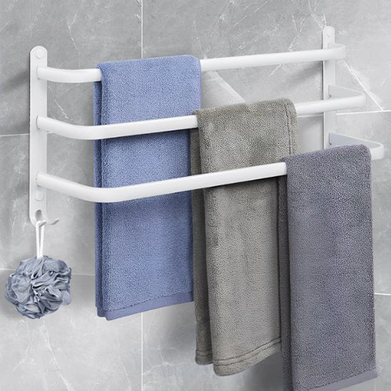 porte serviette a revêtement neutre de couleur banc