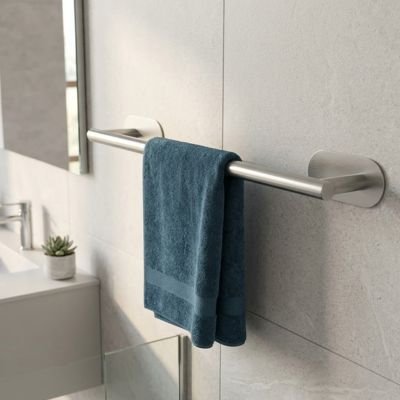 Porte serviette en acier inoxydable résistant à l'humidité et corrosion 