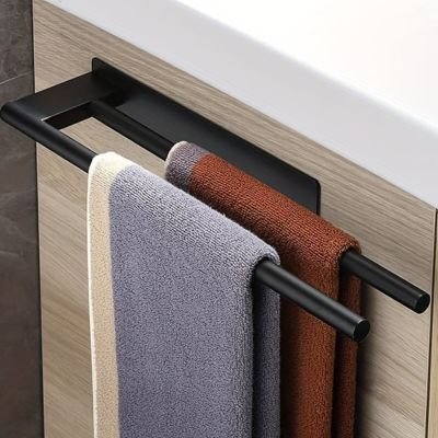 Porte serviette salle de bain compacte ideal pour petits espaces