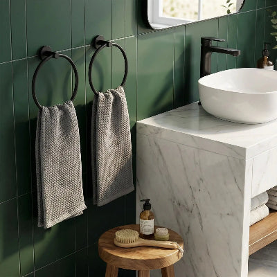 porte-serviette-simple-et-elegant-fixer-a-un-mur-vert