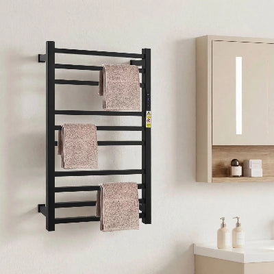 porte serviettes électrique prêt du comptoir lavabo