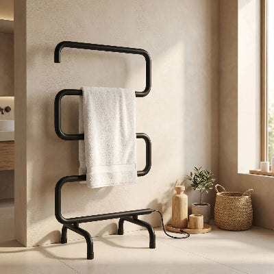 porte serviettes chauffant sur pied