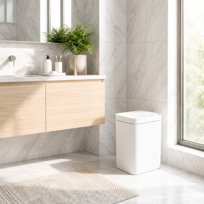 poubelle-WC-dans-salle-de-bain-moderne-et-lumineuse