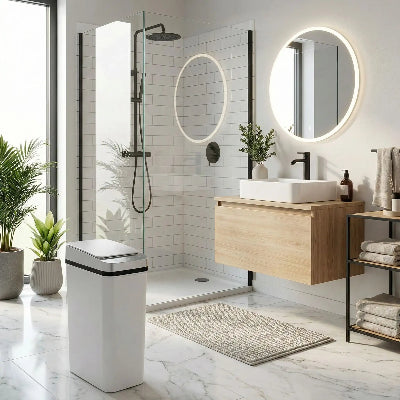 poubelle-salle-de-bain-blanche-en-plastique-de-bon-format