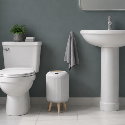 poubelle-salle-de-bain-cylindrique-blanche