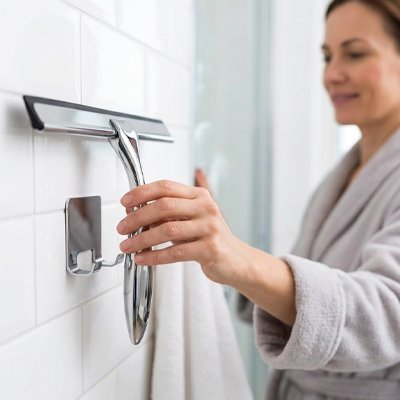 Raclette vitre compacte pour éliminer l’eau et le calcaire 