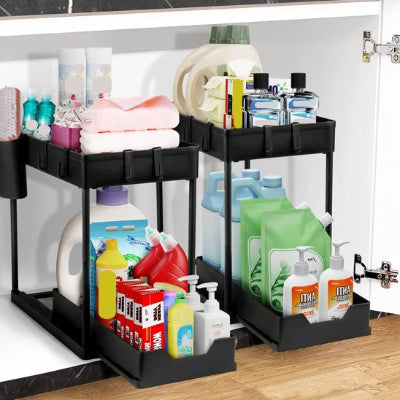 Rangement sous evier assemblage rapide par simple emboîtement 
