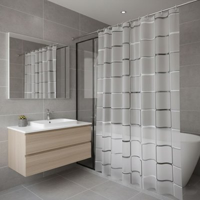 Rideau de douche de Style minimaliste scandinave