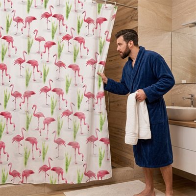 Rideau de douche lavable en machine pour un nettoyage facile 