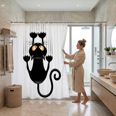 Rideaux de douche pour cabines de douche et baignoires classiques
