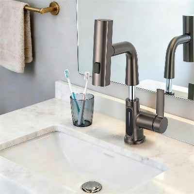 robinet pour lavabo avec rotation a 360 degre
