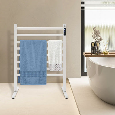 sèche serviette réchauffant les serviettes pour la sortie de douche