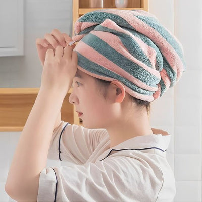 serviette microfibre cheveux à séchage rapide qui capte efficacement l'humidité