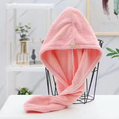 Serviette microfibre cheveux convenant à toutes longueurs de cheveux