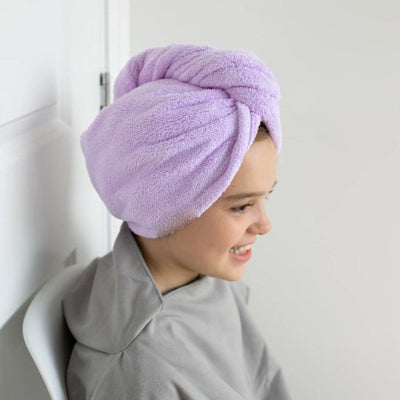 Serviette pour cheveux microfibre absorbante permet un séchage rapide
