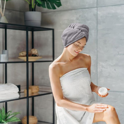 serviette pour les cheveux légèreté optimale lors du port prolongé