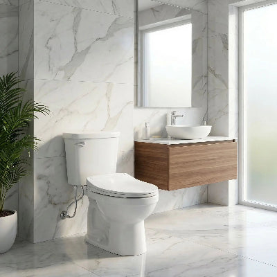 siège de toilette avec bidet facile d'entretien