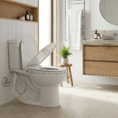 siège de toilette avec bidet fermeture silencieuse