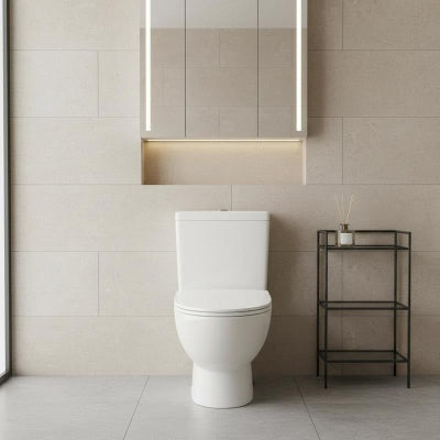 siège de toilette confortable blanc
