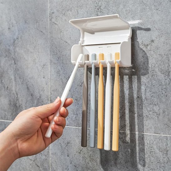 Support brosse à dents S'adaptant aussi au brosse electrique
