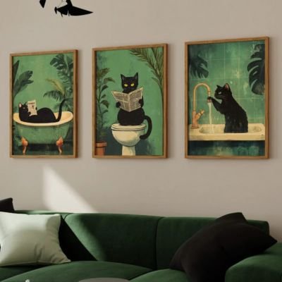 Tableau sur toile pour le décor de salles de bain