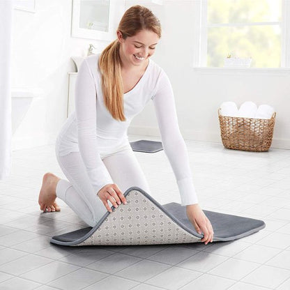 Tapis absorbant​ avec base texturé pour une meilleure adhérence