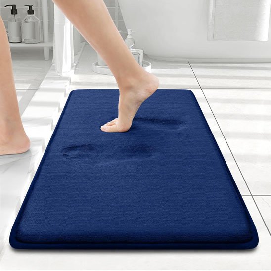 Tapis absorbant​ en microfibre captant l'humidité