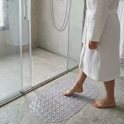 Tapis antiglisse en PVC pour salle de bain picots massants