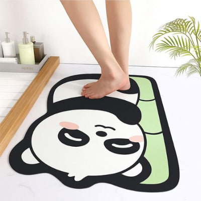 Tapis de bain a base adhérant pour une stabilité