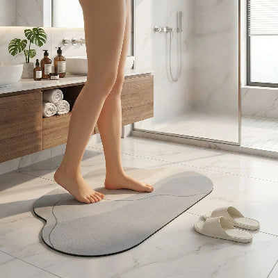 tapis-de-bain-antiderapant-de-couleur- gris