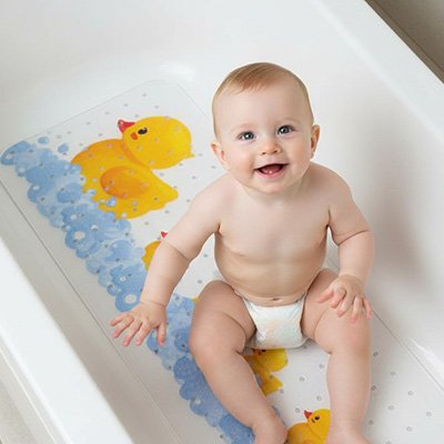 Tapis de bain bebe a revêtement doux au toucher 