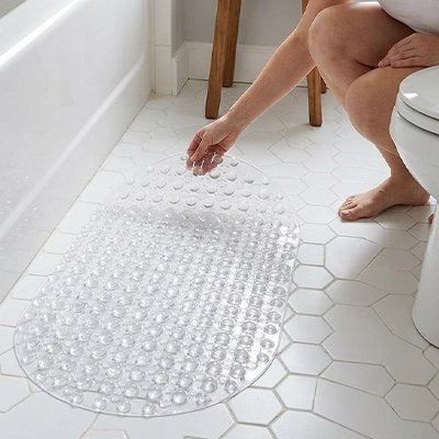 Tapis de douche en PVC antidérapant idéal pour sol humide