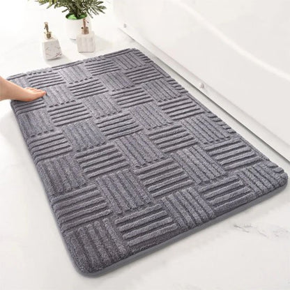 Tapis salle de bain doux pour les pieds